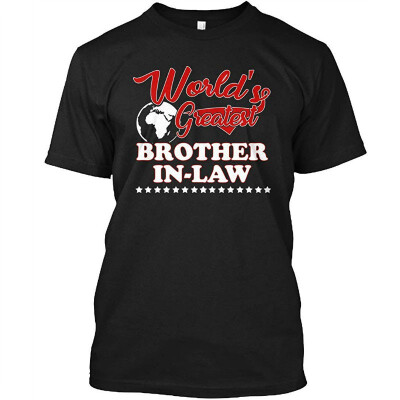 

Worlds Greatest Brother Inlaw Tshirt - Hanes Tagless Tee