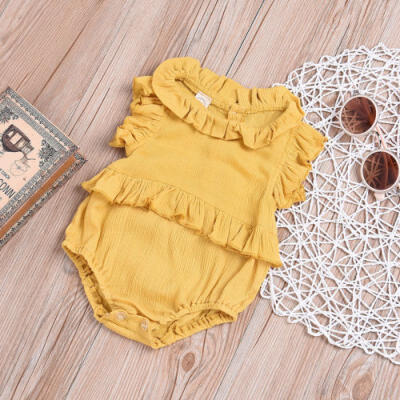 

Newborn Toddler Baby Girl Kid Boys Cotton Loose Romper Jumpsuit Playsuit Sets UK