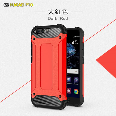 

Fivice Huawei P10 case Luxury Silicone Diamond Armor PC Hard Shell Phone Case