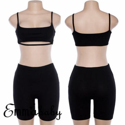 

Emmababy Women Fitness Gym Yoga Workout Activewear 2 Pieces Top Leggings Set USA