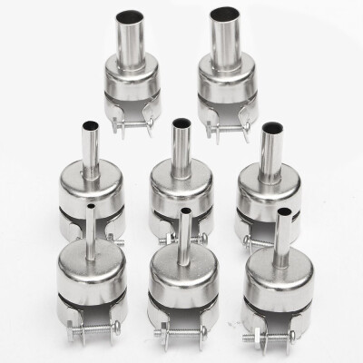 

10pcs Hot Air Generator Nozzles Heat Air Machine Solder Set Hot Air Soldering Station 3456781012mm for 850 852 858 950 952