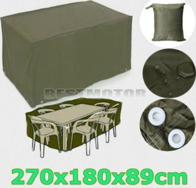 

MyMei HomeOutdoor Furniture 210D Nylon Cover Garden Table Patio Waterproof Cover