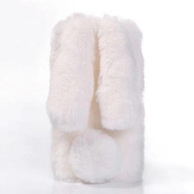 

Rabbit Bunny Warm Furry Fur TPU Case for iPhone 8 8plus X 5 5s SE 66s 66s Plus 7 7 Plus