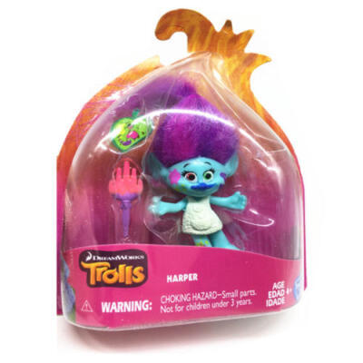 

DreamWorks Movie Trolls Poppy Harper Branch Figure Doll PVC Kids Toys Gift