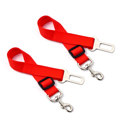 

TAILUP 2pcsset Car Seat Belt for Pet Dog Cat Length Adjustable Dog Seat Belt Dog Car Harnesses Dog Restraints Seatbelt for Car Ny
