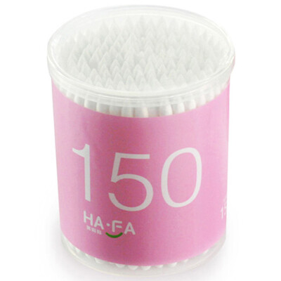 

HAFA white pointed round 2 in 1 double-headed cotton cotton swab ear nose clean cotton swab 150