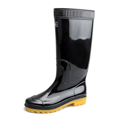 

HUILI rain boots outdoor boots sets of shoes HXL807 high black 39 yards