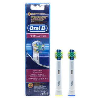 

Oral B EB25-2 Floss Action Replacement Heads Deep Cleaning Electric Toothbrush Head for Electirc Toothbrush D12, D20 3709 D34