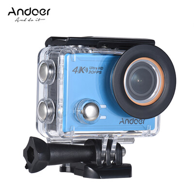 

Andoer AN100 4K WiFi Action Sports Camera 30MP 1080P120fps 20" IPS Screen 170° Wide Angle Waterproof 45m Support Gyro G-sensor F