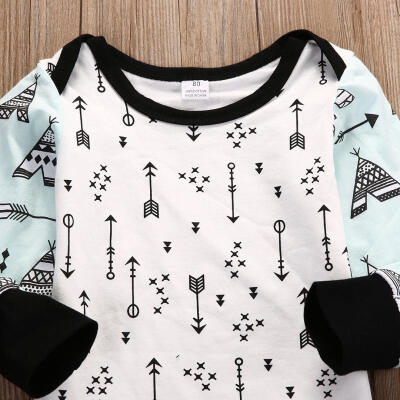 

3PCS Baby Boys Girls Clothes Long Sleeve Tops Pants Leggings Hat Outfits Set UK