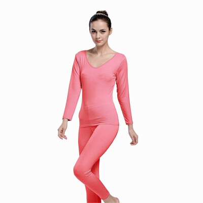 

Thermal Underwear Women 2018 Hot Sale Winter Nude Flesh Skin Black Red Long Johns Underwears Top