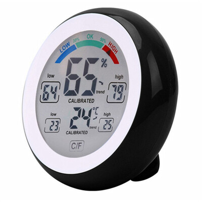 

Digital Hygrometer Indoor Thermometer Humidity Monitor with LCD Touch Screen