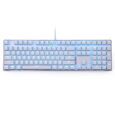 

Волшебная магия (magicforce) кристалл 108 клавиш подсветка игра механическая клавиатура белый лед синий свет хорошая ось Дарлинг