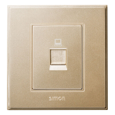 

Simon SIMON switch socket 56C series computer socket V55218-02 champagne gold