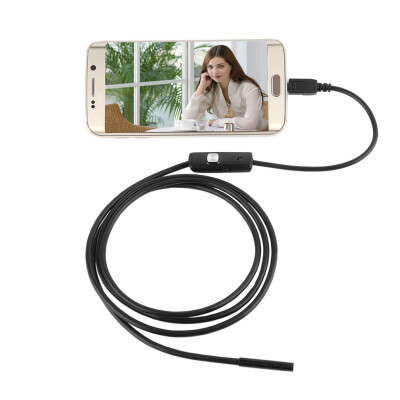 

7mm 5M Lens Waterproof 6 LED 720P Inspection Borescope Camera Android Endoscope