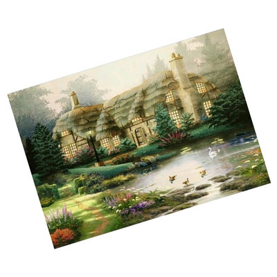 

UpperX 5D Diamond Painting Landscapes Pattern Cross Stitch Kit In Home Decoration Living Room Bedroom Pastoral Woods Decor