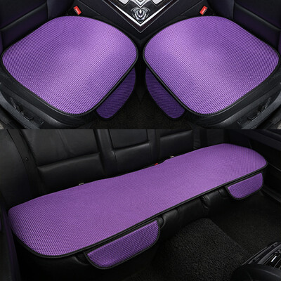 

Car Seat Cushion Set Environment friendly durable car seat 6 colors fashion Ice Silk breathable Front Rear Car Seat Cover