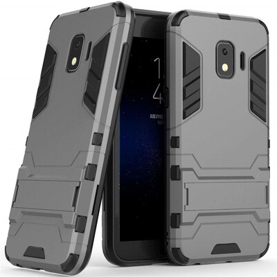 

Case for Samsung Galaxy J2 Core 5 inch 2 in 1 Shockproof with Kickstand Feature Hybrid Dual Layer Armor Protective Cover
