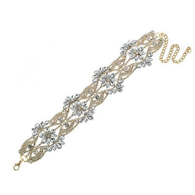 

Women Charm Pendant Chain Crystal Jewelry Choker Chunky Statement Bib Necklace