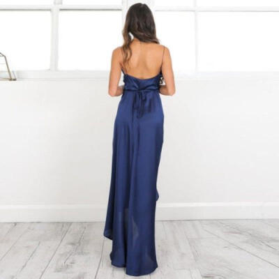 

USA Womens Summer Boho Casual Long Maxi Evening Party Cocktail Beach Sundress