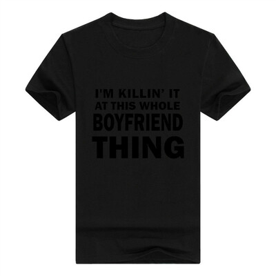 

Boyfriend Gifts Killin It at This Whole Boyfriend Thing Short Sleeve T-Shirt