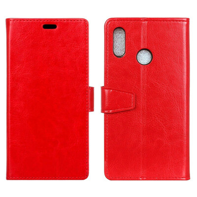

MOONCASE BQ Aquaris C Crystal Leather Case - Red