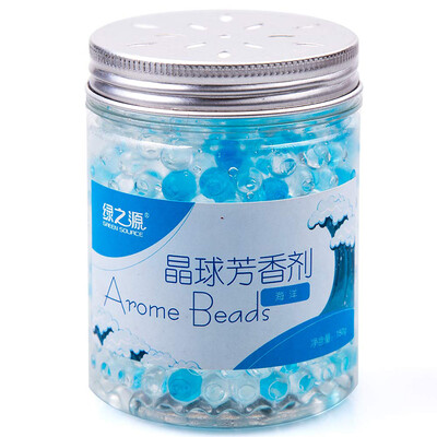 

Green source sea crystal ball fragrance indoor aroma ball bathroom in addition to taste air freshener solid odor odor deodorant fragrance 150g