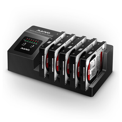 

Mai Wo (MAIWO) K3095 пять дисков SATA последовательный USB3.0 жесткий диск держатель коробка перетащить четыре жестких диска копировальная машина черный