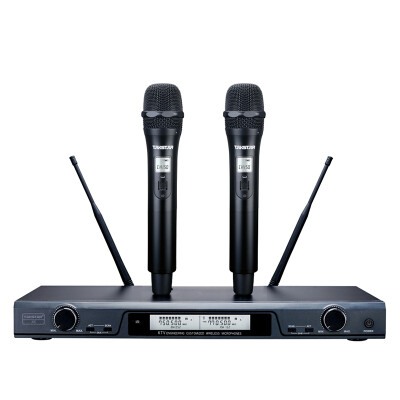 

Win TAKSTAR X6 wireless microphone microphone a drag two professional U section home KTV engineering conference host dedicated microphone high quality high fidelity elegant black