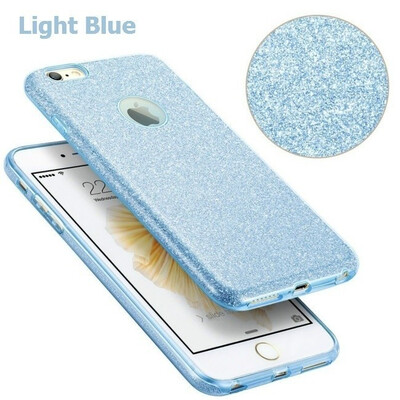 

Ultra Slim 3 Layer Hybrid Back Cover Sparkle Shinning Protective Bumper Bling Glitter Case for iPhone 55SSE iPhone 66s 6Plus 6s