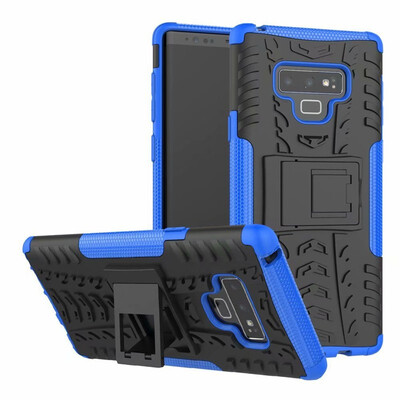 

Fivice Samsung Note 9 Case TPU anti-fall tire pattern back clip bracket phone case