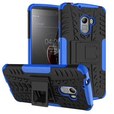 

Fivice Lenovo A7010X3 lite Case TPU anti-fall tire pattern back clip bracket phone case