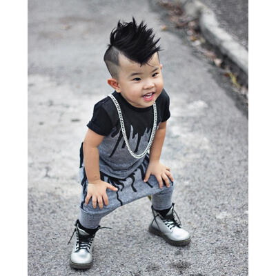 

2pcs Kids Baby Boy Tee T-shirt TopsHarem Pant Trousers Outfits Clothing Set