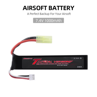 

BosLi-Po 74V 1000mAh Lipo Airsoft Battery for Airsoft G36C M4A1-RIS M4A1 CAR15 MP5A5 MC51 FNP90 AUGRT AUGM G3A4 G36 STEYR