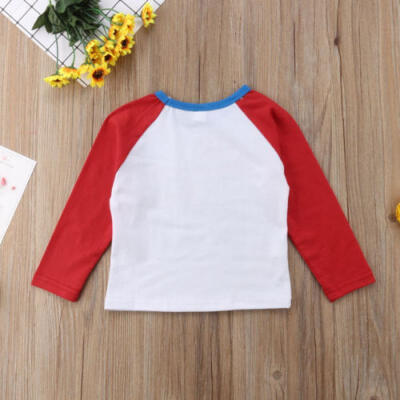 

Boys Graphic T-shirt O Neck Long Sleeve Autumn t Shirt Casual Toddler Clothes