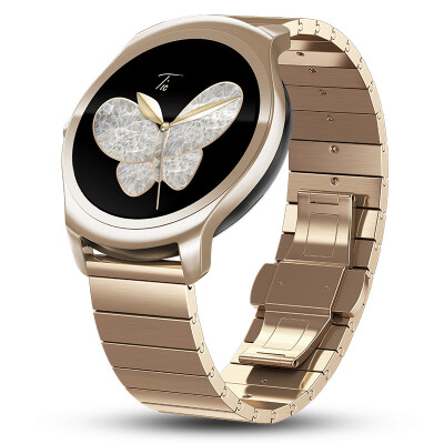 

Ticwatch 2 smart watch fine gold version (золотой стальной ремешок) голос жест сенсорный ticwear система Bluetooth 3G Talk Watch водонепроницаемый GPS шаг скорость сердечного ритма