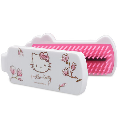 

HELLO KITTY Folding belt comb Mirror Folding combs Mirror Pocket combs Portable travels Valentine&39s Day gift KT1501