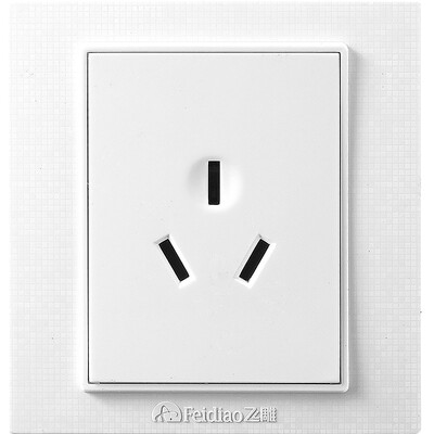 

Feidiao feidiao switch socket panel 16A air-conditioning socket high-power three-hole power supply water heater socket 86 Phantom elegant white