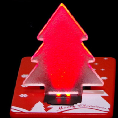 

2PCS - LED Card Light Christmas Tree Card Lamp