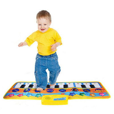 

Piano Mat Toy Huge Piano Fun Colorful Dancing Pad 17 Keys Childrens Keyboard Best Gift Music Play Mat Toy Folding Creeping Music