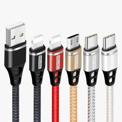 

NeillieN data line Nylon Braided 1m data line is applied to iphone X Android Type-c HUAWEI p9vivox20 charging lineCable Line