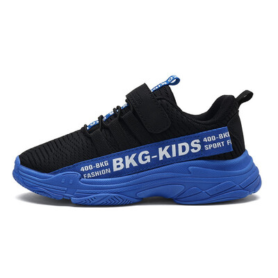 

New Autumn Thick Sole Non-slip Wear-resistant Kids Sneakers Black Boys Running Shoes Students Child Sport Shoes Children Walking