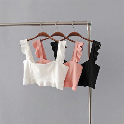 

Women Summer Vest Crop Top Sleeveless Shirt Blouse Casual Tank T-Shirt