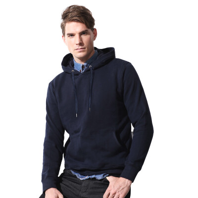 

Fu Shen Virtue cotton hooded hooded men's casual sweater YGM50113011 navy blue 50