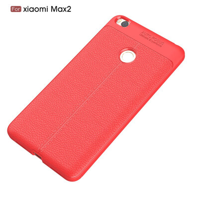 

Fivice Xiaomi Mi Max 2 case Luxury leather TPU silicone anti-fall soft shell phone case