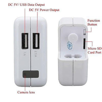 

1080P Hidden Spy WIFI Camera Household MINI Recorder Detection USB Wall Charger