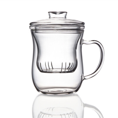 

Clear Glass Mug With Lid & Infuser 300ml 10oz B-361