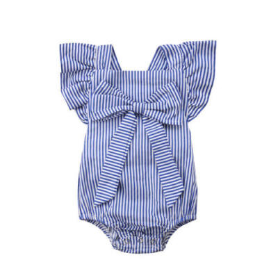 

Newborn Baby Kids Girl Grid Romper Jumpsuit Playsuit Sunsuit Outfits Clothes Set