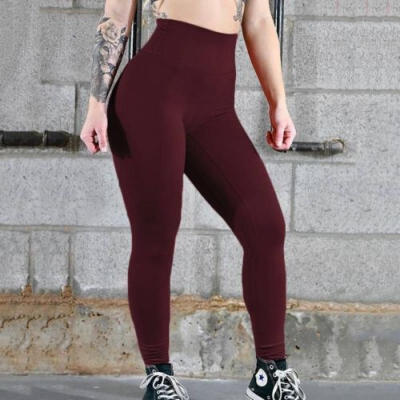 

US Women Sports Yoga Leggings Gym Fitness Workout Pants Athletic Running Trouser