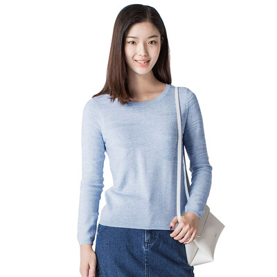 

INMAN Long Sleeve Knit Sweater Light Blue  1863302258